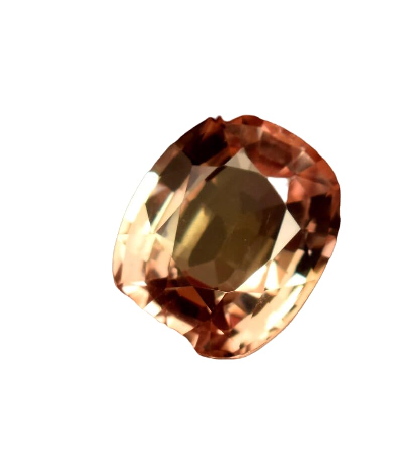 Saphir Padparadscha naturel 11x9x5mm facetté pour création de bague et collier