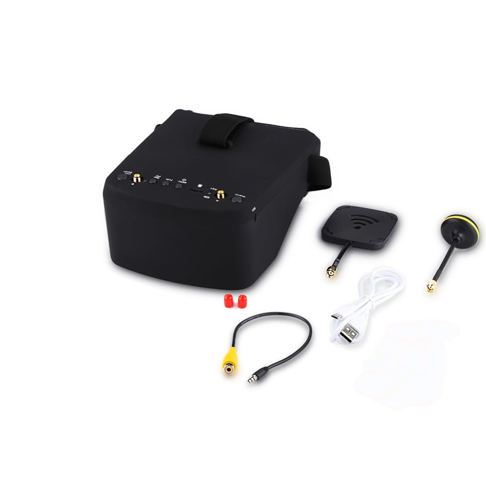 EV800D 5.8G 40CH 5 800X480 Video Headset HD DVR Diversity FPV Gafas + Batería, Apto para Modelo RC, Duraderos, 500394858