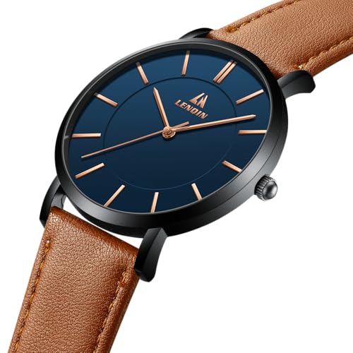Image of LN LENQIN Mens Watches Waterproof Stainless Steel Watch for Men