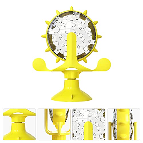 1 Unidade Vazador De Comida De Gato Brinquedo De Gato Moinho De Vento Mastigar Brinquedos Para Cães