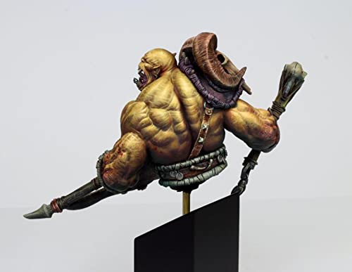 LIANGFANG 1/12 Resin Bust Model Kits GK Orc Rager Unassembled and Unpainted kit S173 - Image 3