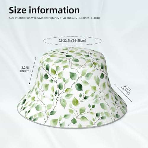 Image of Bucket Hat Double-Side-Wear Reversible Sun Hat Beach Travel Hiking for Women Men