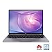 Price comparison product image HUAWEI MateBook 13-Inch Laptop with 2K FullView Touch Screen - Intel Core i7, 8GB RAM, 512GB SSD, Intel HD Graphics 620, Windows 10 Home, Dolby Atom Sound System Speakers, Fast Charging, Grey
