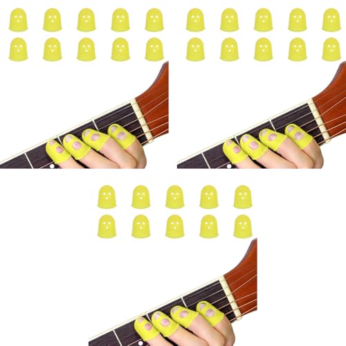 Image of HASTHIP 30PCS 20mm Silicone Finger Guard for Guitar Playing Anti Slip