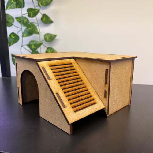 Toca Casa Para Hamster Brinquedo Esconderijo Roedores Em Mdf