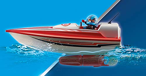 PLAYMOBIL Sports & Action 70744 Speedboot mit Unterwassermotor, Schwimmfähig, Ab 4 Jahren – Bild 7