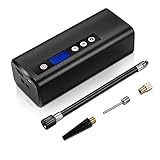 【 Moderne und tragbare mini Pumpe】 - Die Colisal Fahrrad Luftpumpe hat ein einzigartige Design. Es wiegt nur 380g, können Sie es mit Ihrem Fahrrad tragen oder einfach in die Tasche oder Auto werfen können. Diese Elektropumpe kann als Powerbank, eingebaute wiederaufladbare Lithiumbatterie kann als mobile Stromversorgung für Android und IOS Geräte verwendet werden.