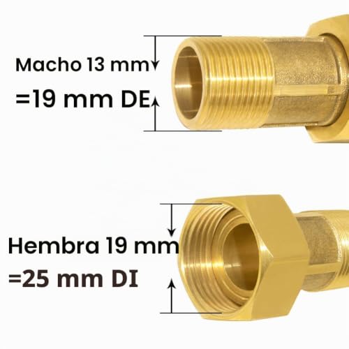 Niple para medidor de agua 2 Imagen adicional