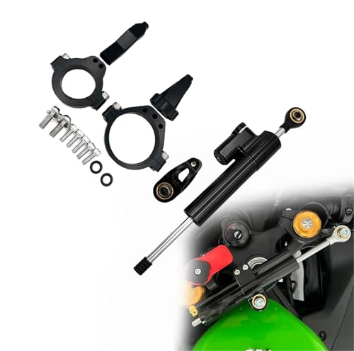 Amortisseur de direction pour Kawasaki ZX-4RR kit fixation nero haute précision