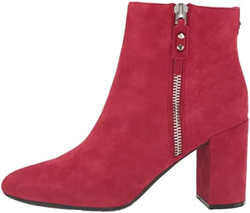 Nine West Women's TAKES9X9 Ankle Boot, Red, 6 | Image 7