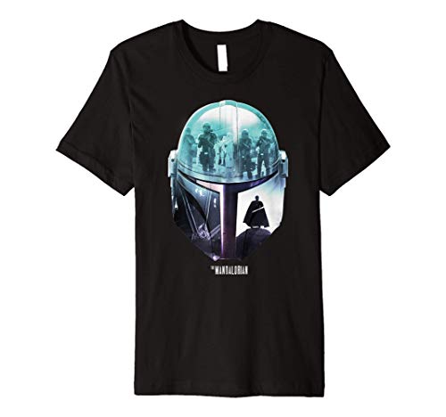 Star Wars The Mandalorian Moff Gideon Helmet Fill Premium T-Shirt