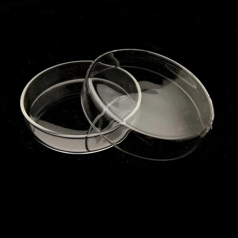 Borosilicate Glass Petri Dishes 35mm to 200mm - Sterile Cell Culture Dish for Laboratory Use(200mm 1pcs)