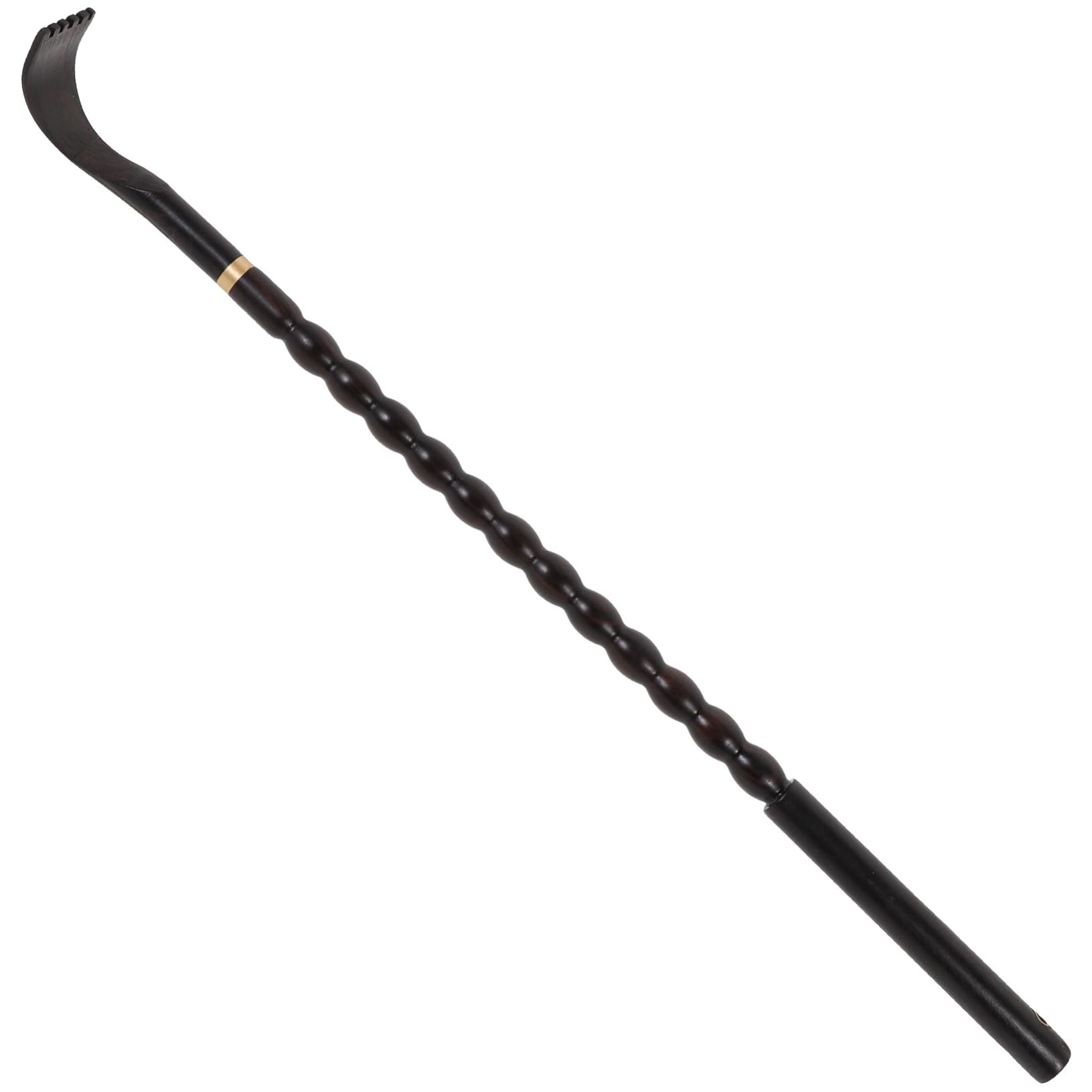 3 Piezas cosquillas rascador de espalda para largo rascadores herramientas de masaje raspador herramienta para rascarse la espalda rascador de espalda doméstico ébano Negro