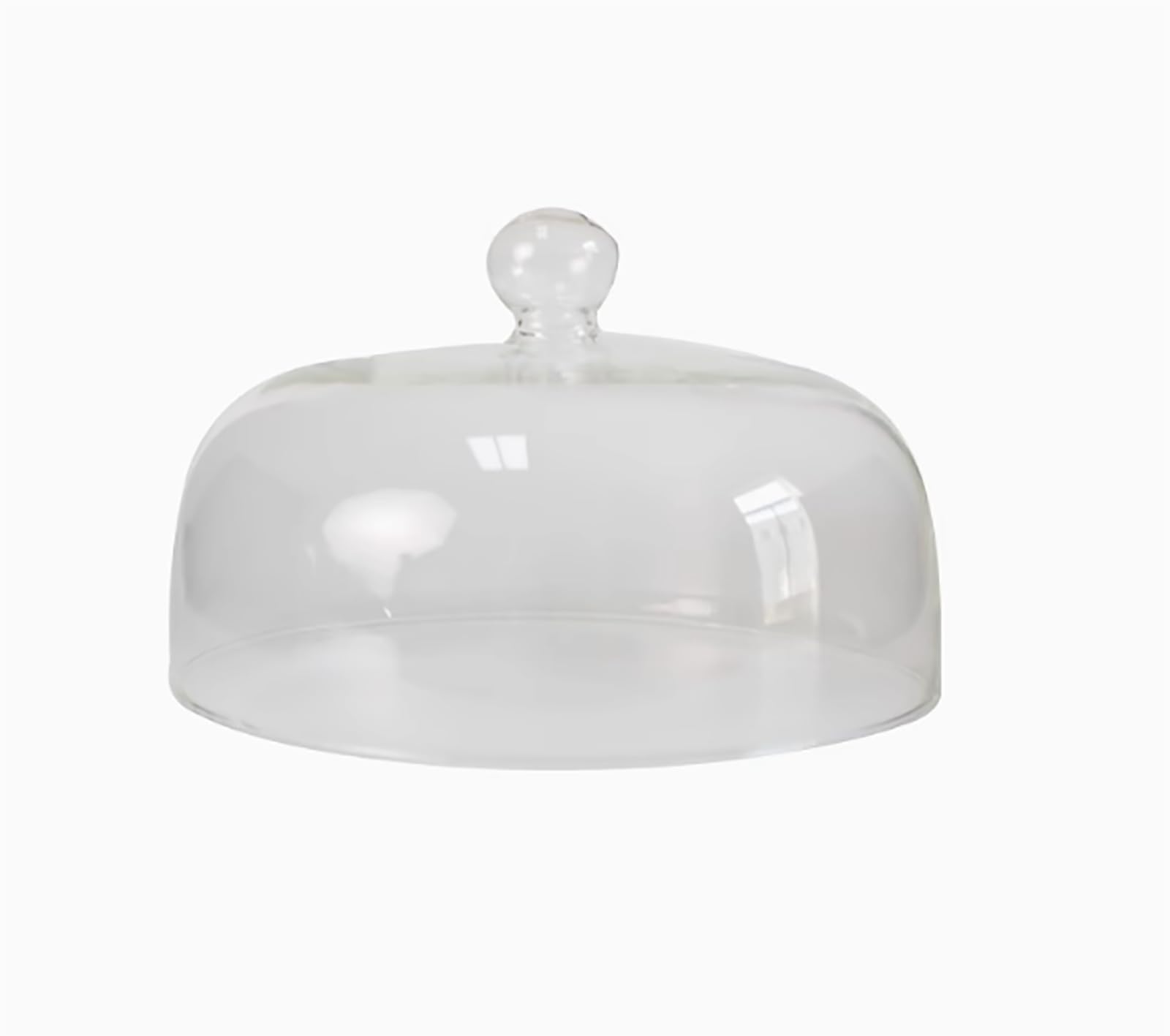 Copertura per piatti in vetro borosilicato per microonde, a prova di spruzzi, per cucinare, cuocere e servire, ideale per uso domestico, diametro 24,1 cm