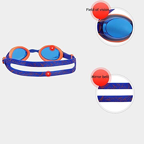 Lunettes de natation de course étanches à réglage rapide avec étui rigide
