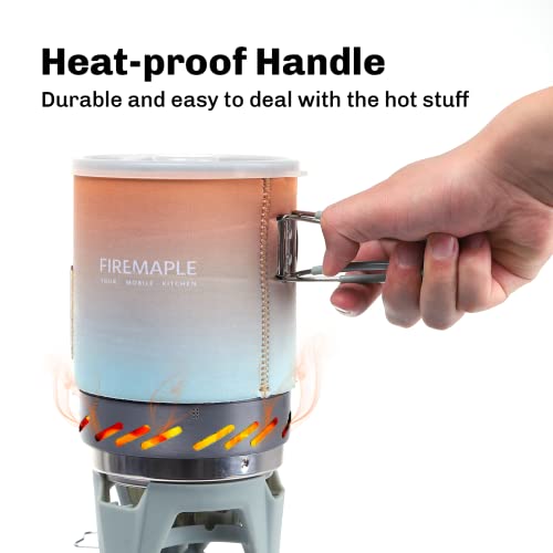 Image of Fire-Maple inchFixed Star 1 inch Personal Cooking System | Pot /Jet Burner Stove System with Electric Ignition | Ideal for Hiking, Camping, Backpacking, Fishing, Hunting Trips and Emergency Use Multi