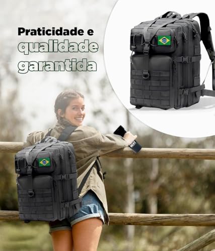 Mochila Impermeável 50 Litros a Prova Dagua Grande para Camping Viagem Cargueira Masculina Feminina
