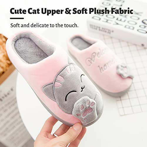 Mens Womens Comfort Slippers Plush Lining Winter Memory Foam House Shoes Slip On Bedroom Slippers2