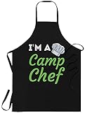 Apron Chef - One Size Fits All Men Women - Black Basic