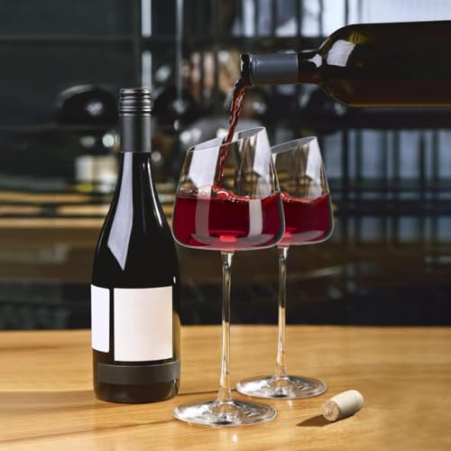 Verre à vin en cristal transparent de 25 cm pour vos repas
