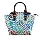 Borse Da Donna Per Maneggevano La Borsa Della Cartella Con Cinturino Regolabile Ogni Giorno in Tote Lavoro, Viaggio,Multi colored