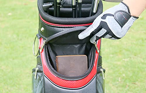 Handy Picks Leather Golf Log Book, Handmade N Refillable, Golf Log N Yardage Book Included, Dark Brown #TOP6