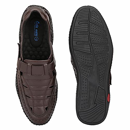 Image of Octa marc Men's Leather Roman Sandal