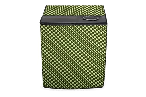 Image of Stylista Washing Machine Cover Compatible for GODREJ 6.8KG Semi-Automatic Top Loading WS Edge 680 CT, Check Military