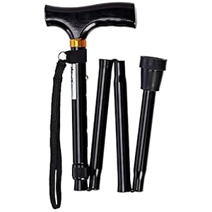 Patterson Medical wandelstok, in hoogte verstelbaar, inklapbaar, 74-83,5 cm