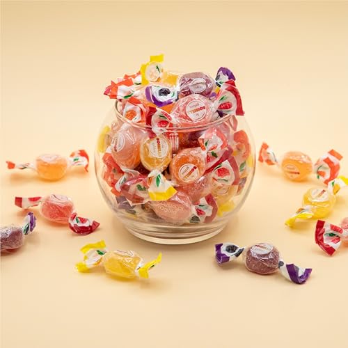 Fida Bonelle Italian Assorted Fruit Jelly Candy | 1.5 Pound Bag | Vegan, Glut...