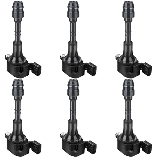 DRIVESTAR 6 Pack Ignition Coil Pack Compatible for 2002-2006 Nissan Altima Murano Pathfinder 2009-2012 Suzuki Equator 2002-2004 Infiniti I35 3.5L 4.0L V6 UF349 C1406 5C1403 5C1793 C1736