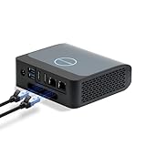 👏【2.5Gbps Dual LAN and Fast Connections】BOSGAME Mini-Computer ist mit USB 3.2*4,Gen2 10Gbps, HDMI×2, 3.5mm Audio Jack ausgestattet. Unterstützt WiFi 6, Bluetooth 5.2 und 2.5 Gigabit Ethernet RJ45 *2 Netzwerkanschlüsse. Dieser Mini-PC unterstützt den Anschluss mehrerer Geräte und kann mit Servern, Überwachungsgeräten, Bürogeräten, Displays, Projektoren, Fernsehgeräten usw. verwendet werden.