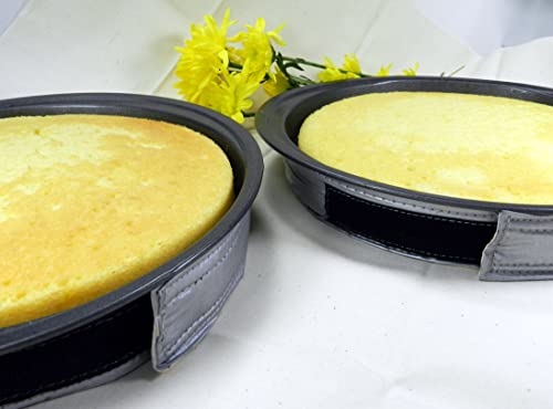 Regency Wraps Evenbake Cake Strips For Moist, Even Cakes, Pack Of 2 30" Strips, Silver #TOP1