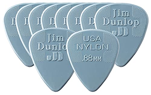 PUAS PARA GUITARRA CLASICA ESPAÑOLA DUNLOP NYLON 44P.88 PACK 10 UNIDADES - ROCKMUSIC ESPAÑA Cover