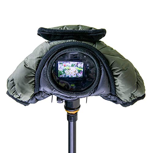 CamRebel Camera Rain Coat Cover, Cold-Proof Warm Cover, Snow or Sound-Proof Sleeve Jacket, for DSLR Cameras with 24-70mm, 24-105mm, 15-85mm,18-135mm, 55-205mm, 70-200mm Etc Lens, Winter Photography by CamRebel - Image 2