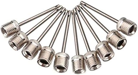 PremierAdapter Inflating Pump Needle for Ball Football Rugby Volleyball Netball Valve Adaptor,10 PCS (TY99)