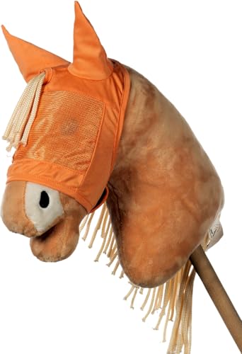 HKM Hobby Horsing Fliegenschutzmaske, Orange, Einheitsgröße