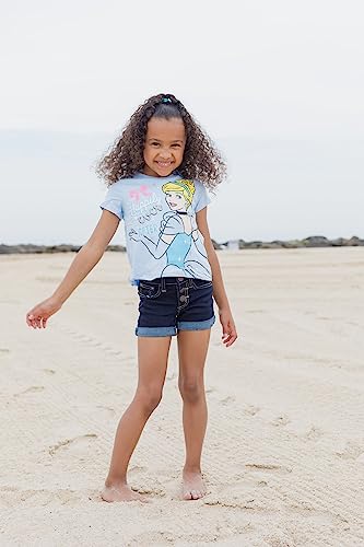 Image of Disney Mickey Mouse Minnie Mouse Girls 4 Pack Graphic T-Shirts Infant to Big Kid