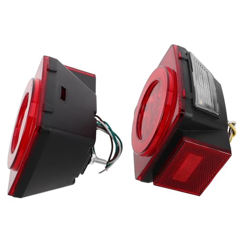Feux Arrière LED pour Camions et Remorques Luxshiny 2 Pièces Kit
