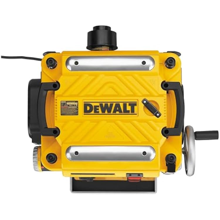 DEWALT Planer, Thickness Planer, 13-Inch, 3 Knife for Larger Cuts, Two Speed 20,000 RPM Motor, Corded (DW735)
