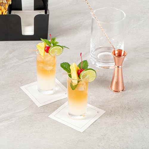 Restaurantware-Vetri 7 Ounce Highball Glasses, 6 Dishwashable Cocktail Glasses - No-Lead, Premium, Clear Glass Tumblers For Scotch, Ideal For Serving Liquor, Cocktail, Bourbon, Cognac, And More by Restaurantware - Image 8