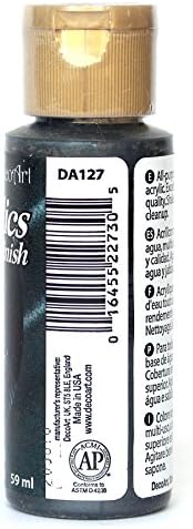 DecoArt Americana Acrylic Metallic Paint, Black Pearl