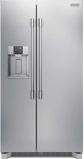 Professional 36 in. 22.3 cu. ft. Counter Depth Side-by-Side Refrigerator in Stainless Steel with CrispSeal Technology