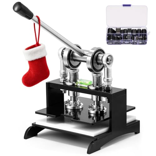 Flyrivergo Leather Cutting Machine, 7.87 x 7.87in Embossing Plate...