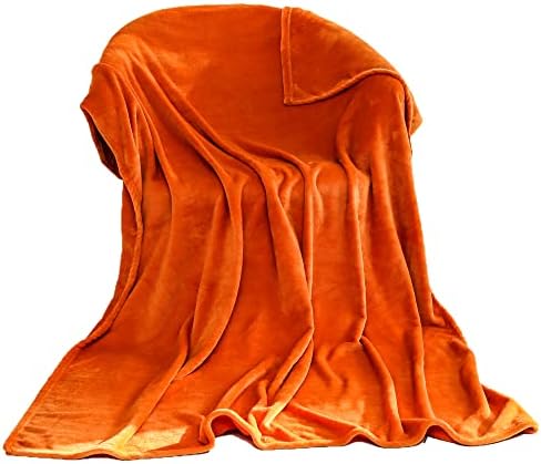 Flannel Plush Fleece Warm throw Bed Blanket, ALL Seasons, soft cover lightweight comfort Indoor-outdoor Microfiber snuggly Nap blankets (Single(130cm x 150cm), Burgundy)