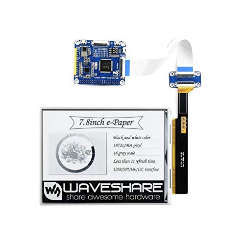 Écran E-Ink Hat 1872x1404 Évite Reflets et Consommation avec Wi-Fi pour Raspberry Pi