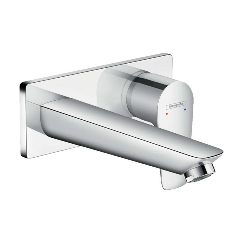 Mitigeur de lavabo encastré hansgrohe Talis E mural pour en finir avec le calcaire