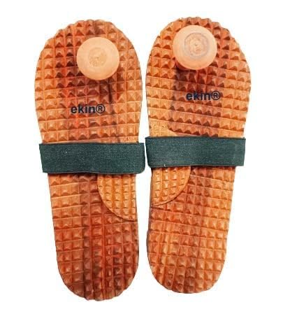 Acupunctoreum Wooden Sleeper for Blood Circulation Foot Massager Slippers For Men and Women (8) (B0B64CB2Y3) Amazon Price History, Amazon Price Tracker