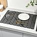 Large Stone Dish Drying Mat for Kitchen Counter, Quick Dry Stone Dishes Mats,Foldable Water Absorbing Diatomaceous Earth Drying Organizer Pad for Plate Rack Bottles Utensils(Dark Gray 24