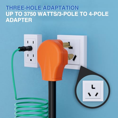 Image of Nilight Dryer Adapter Cord 30 Amp to 30 Amp 3 Prong 125V 3750 Watt Pure Copper Old Dryer Outlet to New Dryer Plug Conversion Heavy Duty 10 Gauge Wire 10-30P to 14-30R 30M /30F
